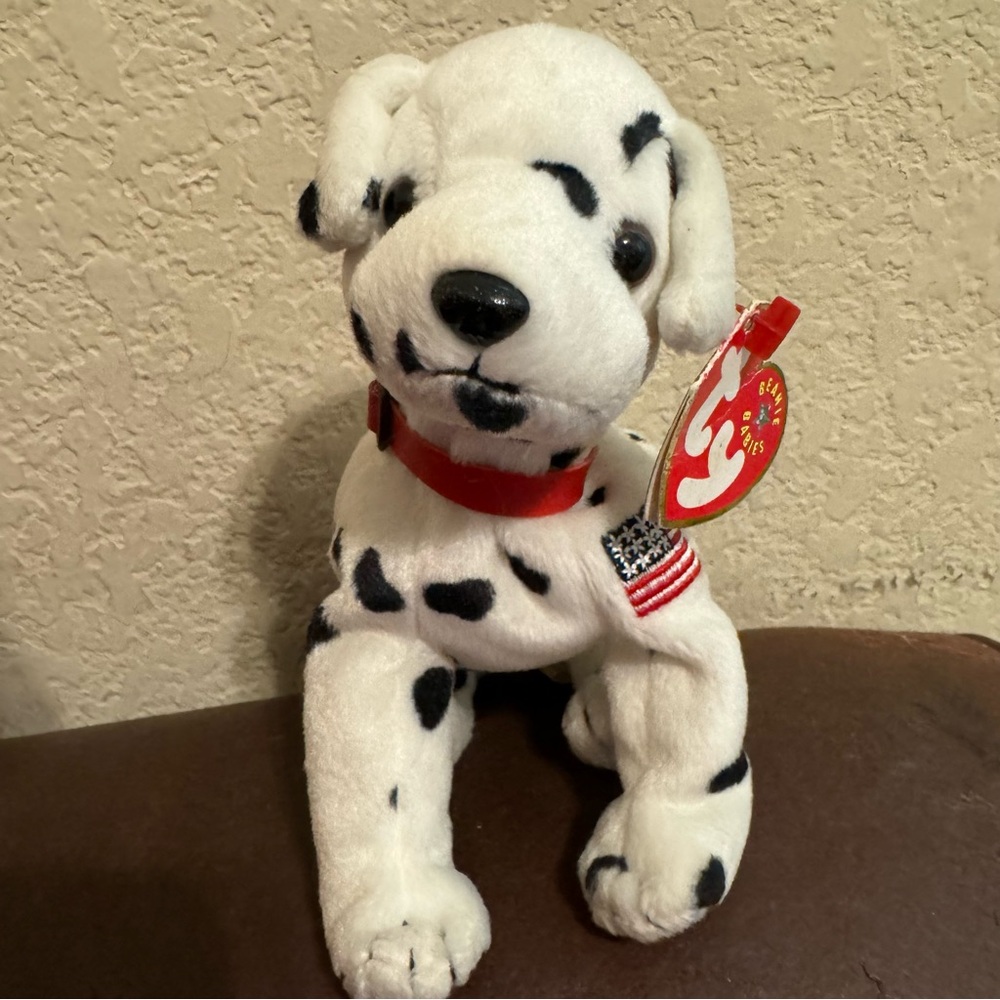 Vintage 2001 Ty Beanie Babies Rescue Dalmatian Dog